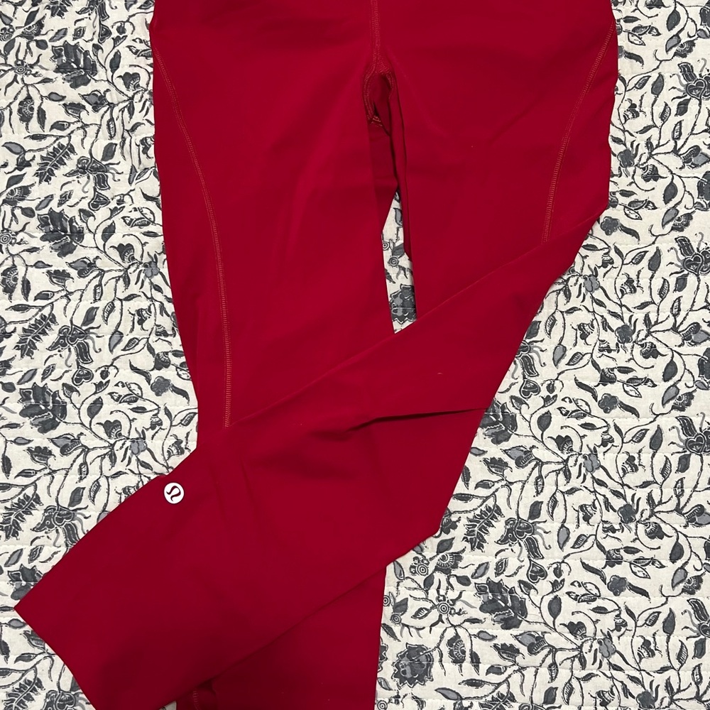 lululemon athletica Red Leggings